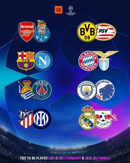 Kết quả bốc thăm vòng 1/8 Cúp C1: Man City, Real dễ thở