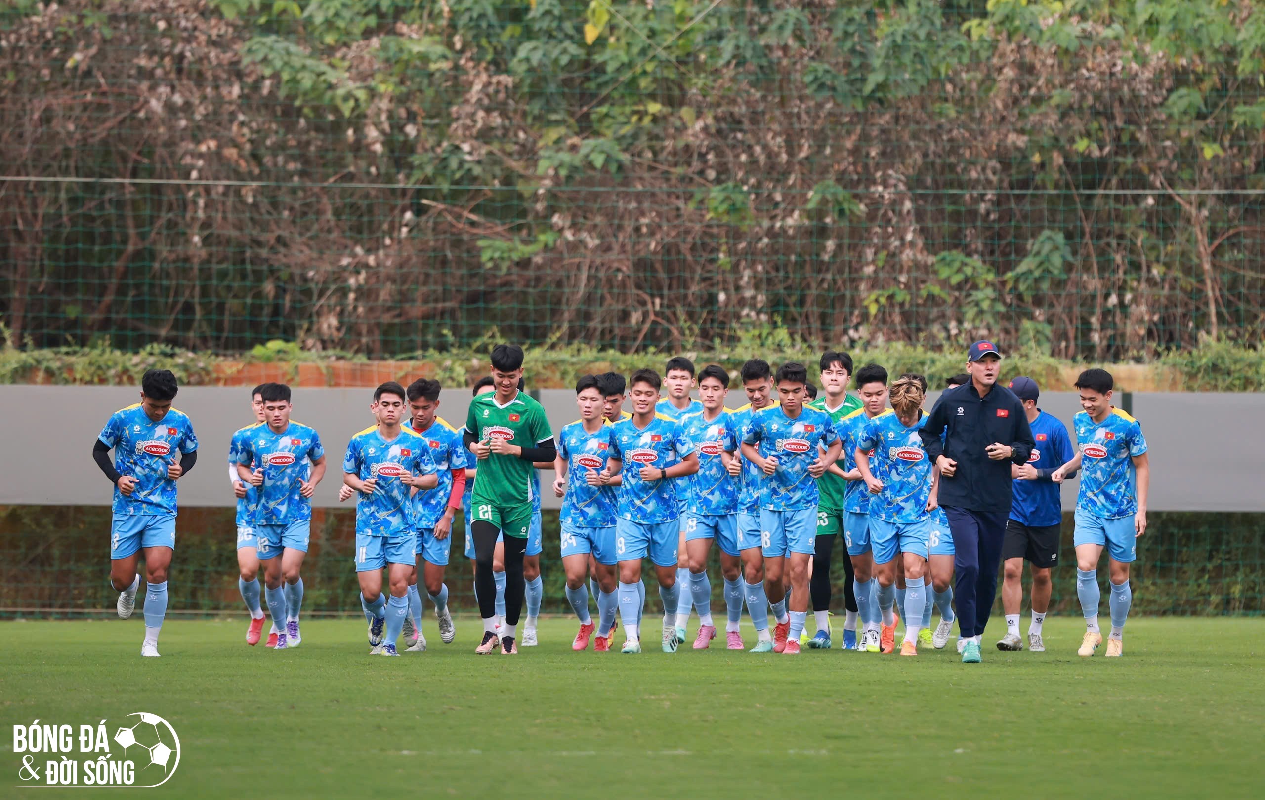 U23 Việt Nam tích cực nhồi thể lực trước ngày sang Qatar tập huấn