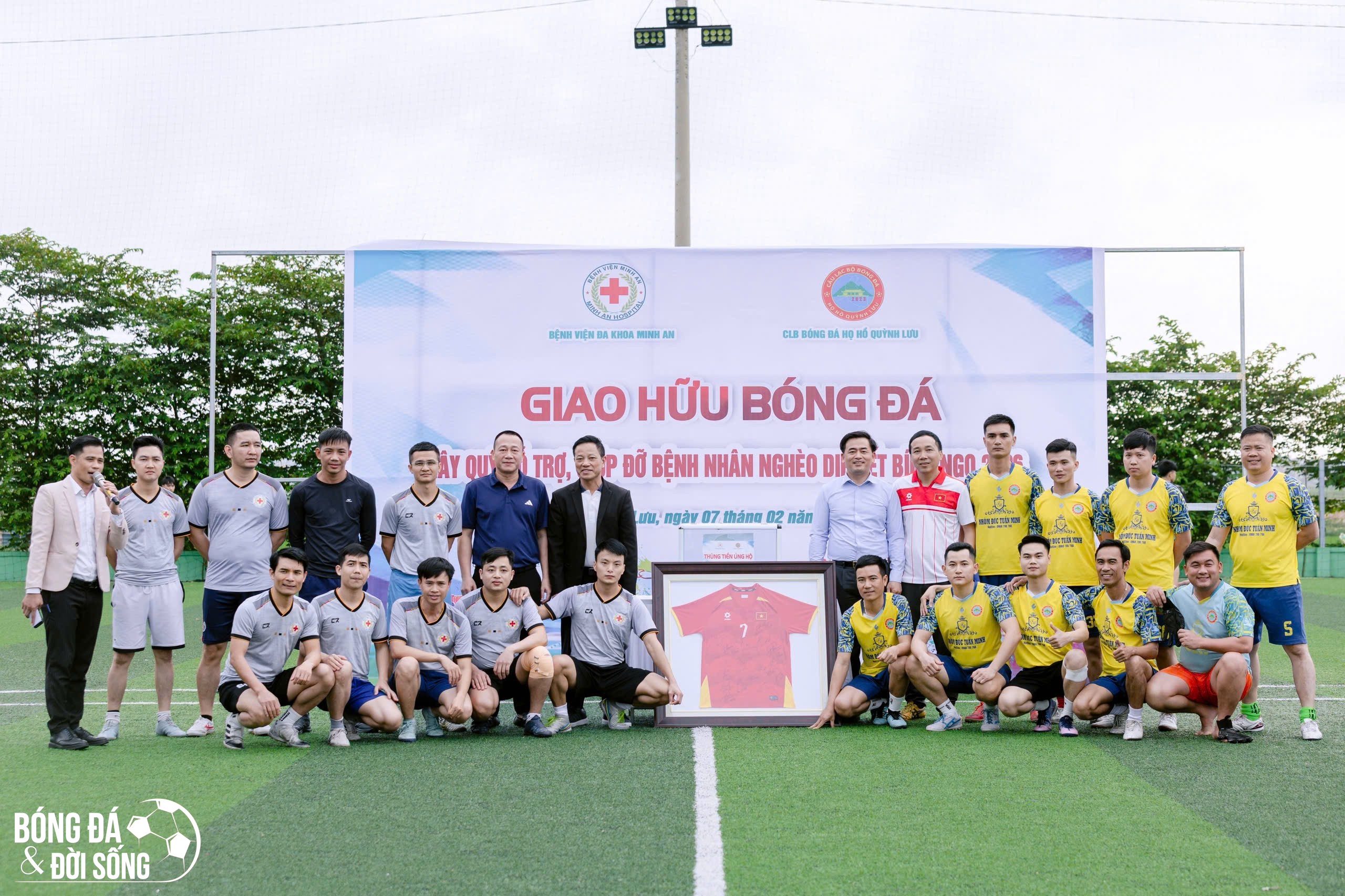 Trận giao hữu ý nghĩa gây quỹ cho những hoàn cảnh khó khăn ở Quỳnh Lưu