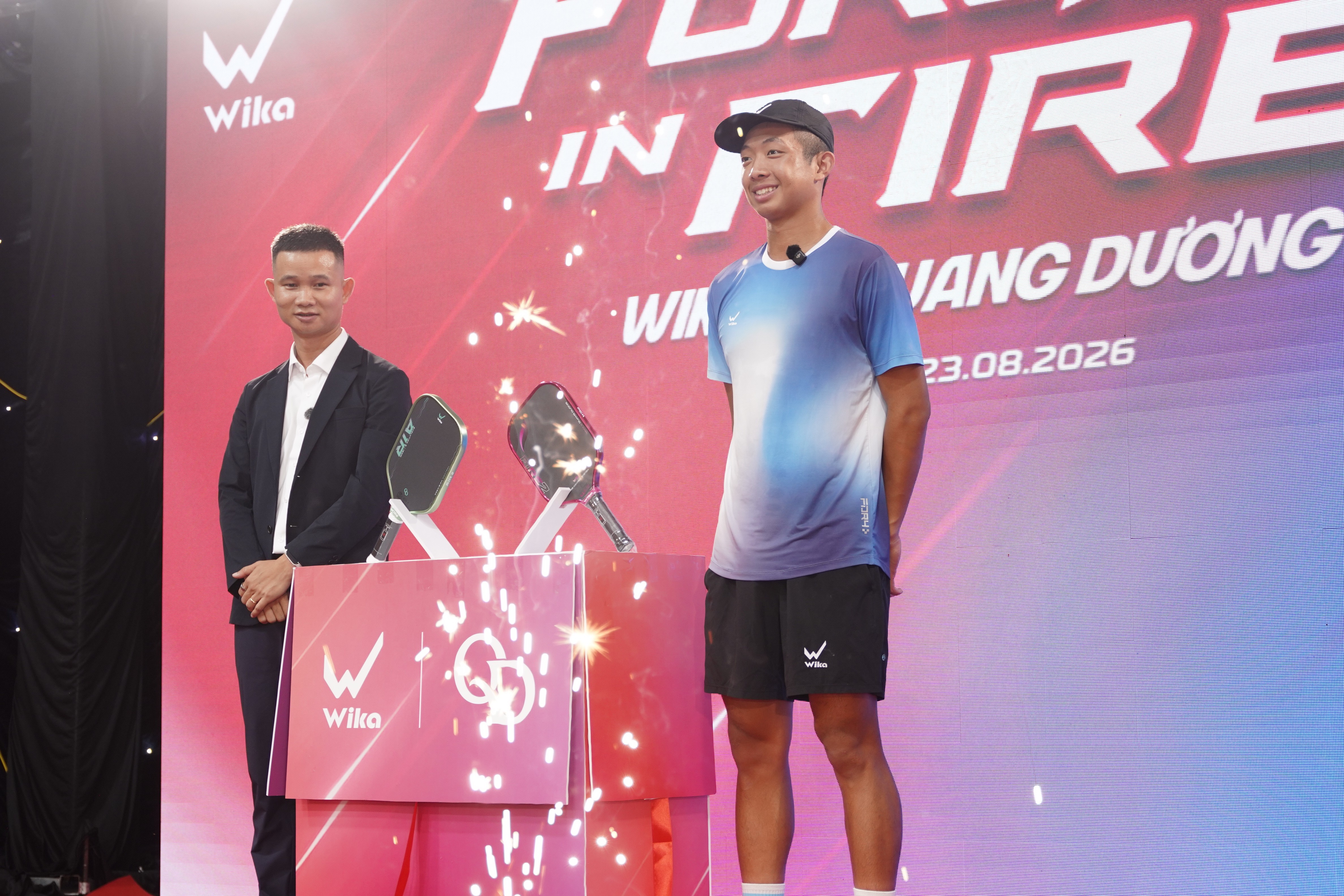 Wika và Quang Dương ra mắt bộ sưu tập pickleball “Forged In Fire”
