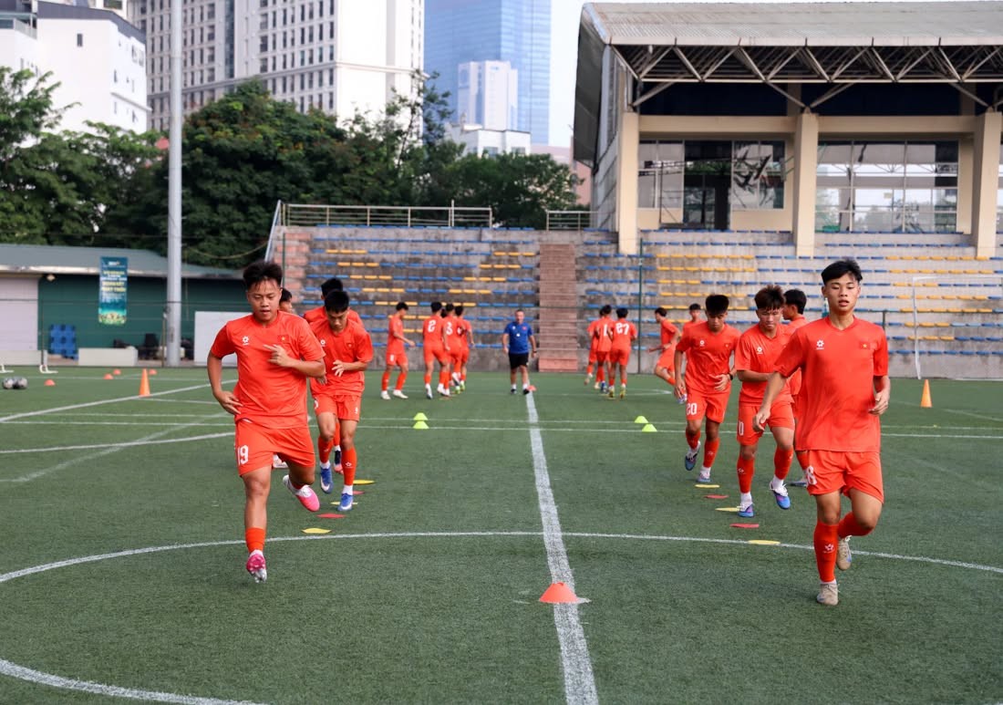 U15 Việt Nam gấp rút chuẩn bị cho FIFA U15 World Cup & Festival 2026