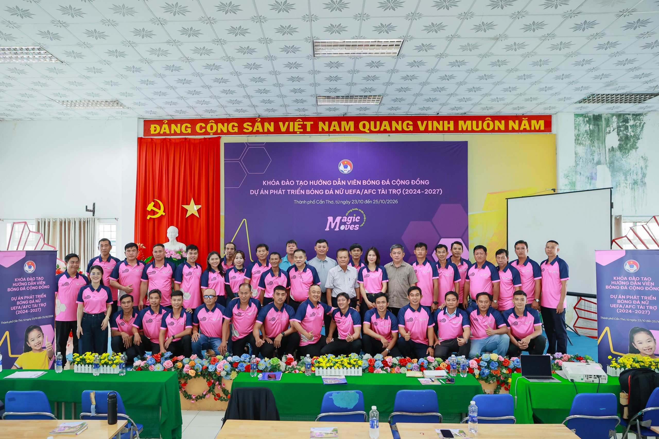 Magic Moves 2026: Lan tỏa đam mê bóng đá đến trẻ em gái