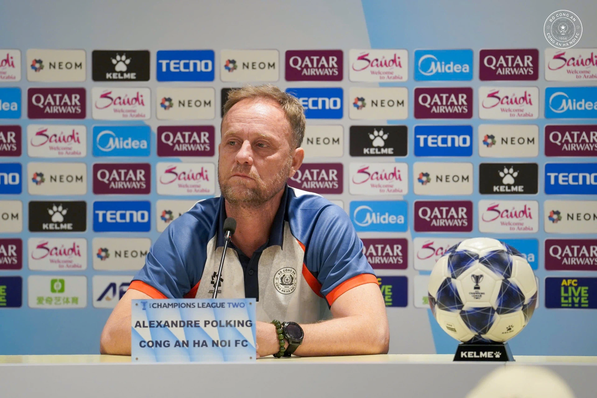 HLV Polking khẳng định CAHN tự tin đánh bại đại diện Australia tại giải châu Á