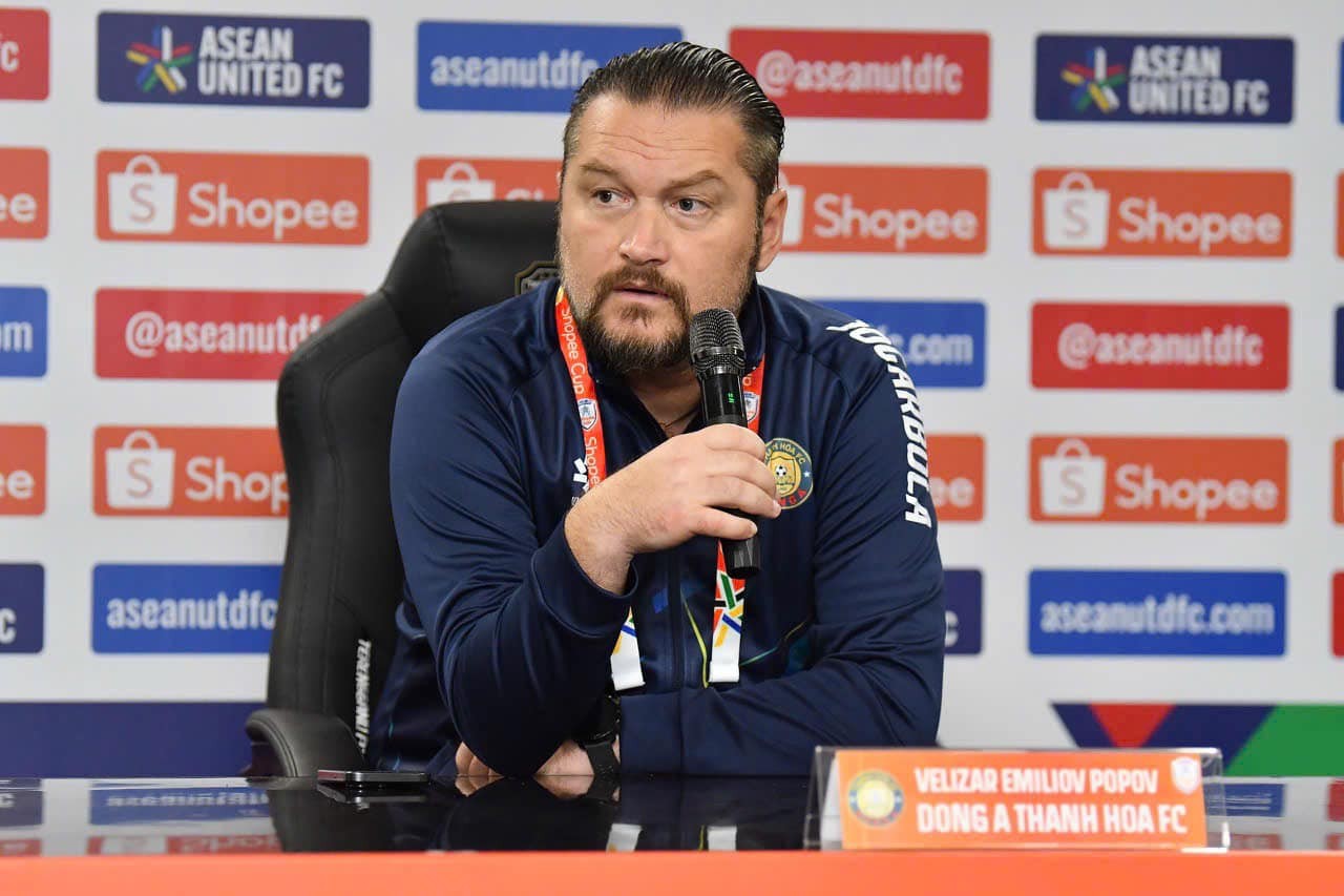 HLV Velizar Popov tiết lộ mục tiêu của Thanh Hoá ở trận gặp Terengganu FC