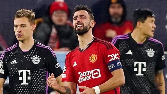 MU lập kỷ lục về số bàn thua sau thất bại trước Bayern