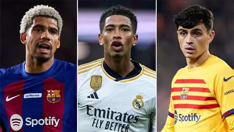 Tin chuyển nhượng: Barca và Real thống trị 'danh sách 1 tỷ euro'