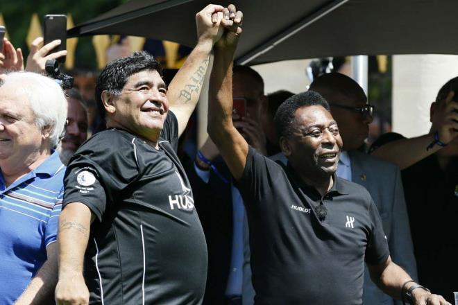 Maradona và Pele.