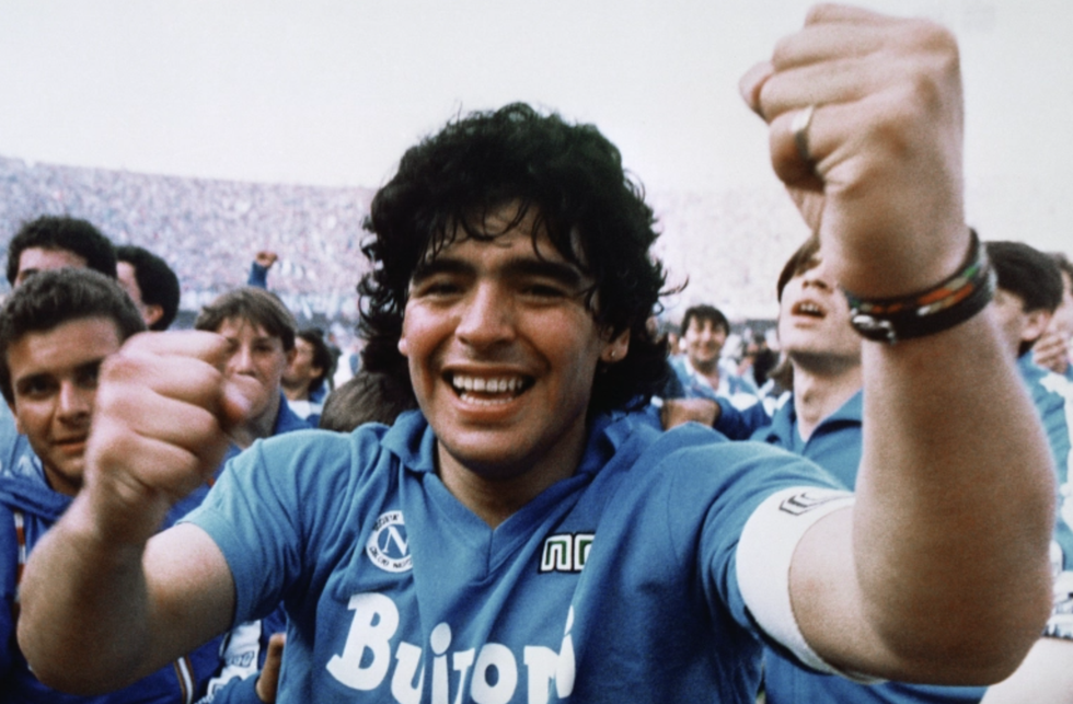 Tại đây, ông tìm lại được niềm vui chơi bóng. 7 năm gắn bó, ông ra sân 188 trận và ghi 81 bàn. Ông cũng giành được nhiều danh hiệu lớn, trong đó có hai Serie A vào các mùa 1986-1987 và 1989-1990 - Ảnh: AP