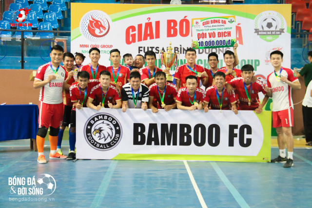 Bế mạc giải bóng đá Futsal Bình Dương 2021 Bamboo FC lên ngôi vô địch