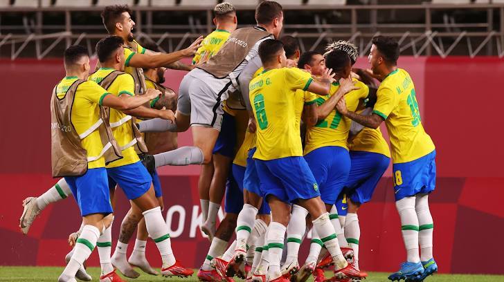 Đánh bại Mexico, Brazil lần thứ 3 liên tiếp vào chung kết bóng đá nam Olympic