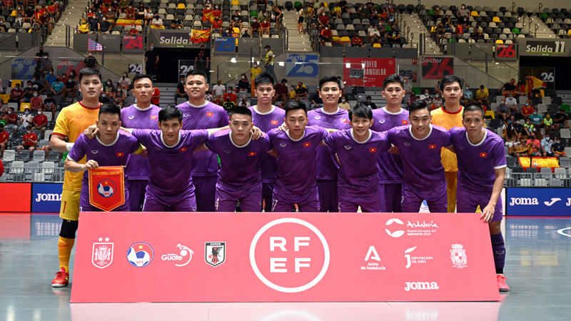 Futsal Việt Nam thua 0-4 trước đội bóng số 1 thế giới