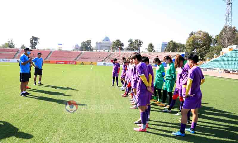 Đội tuyển nữ Việt Nam phục hồi thể lực sau trận đấu với Maldives