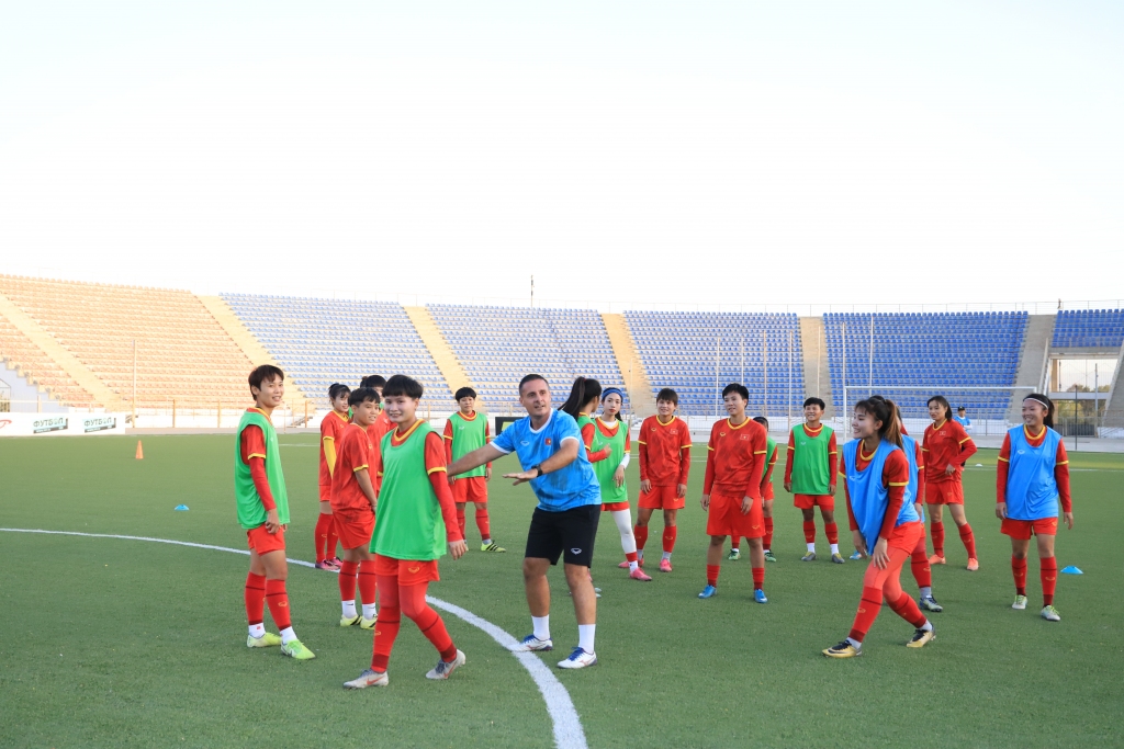 ĐT Nữ Việt Nam hướng đến mục tiêu giành 3 điểm ở trận đấu với Tajikistan