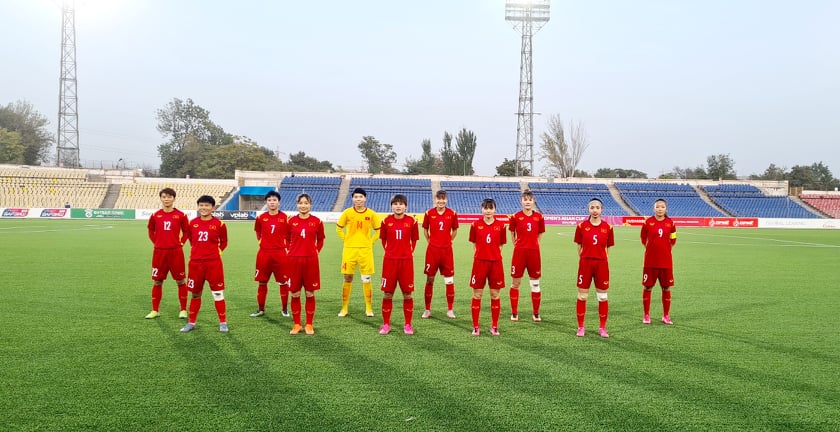 Thắng đậm Tajikistan, ĐT nữ Việt Nam đã giành quyền dự VCK Asian Cup nữ 2022