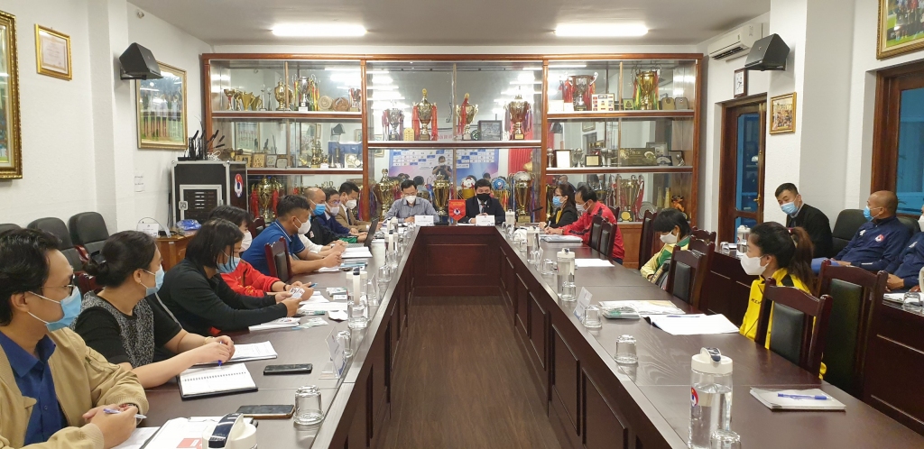 Họp kỹ thuật trước Giải bóng đá Nữ VĐQG – Cúp Thái Sơn Bắc 2021