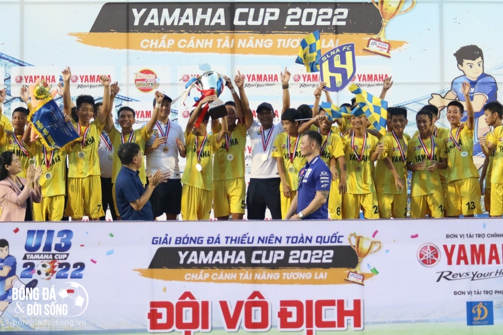 U13 SLNA vô địch giải bóng đá thiếu niên toàn quốc Yamaha Cup 2022