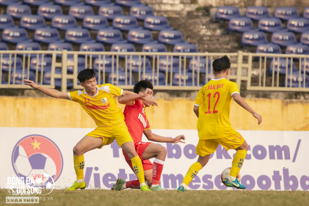 U21 Sông Lam Nghệ An bị loại khỏi vòng chung kết U21 Quốc gia