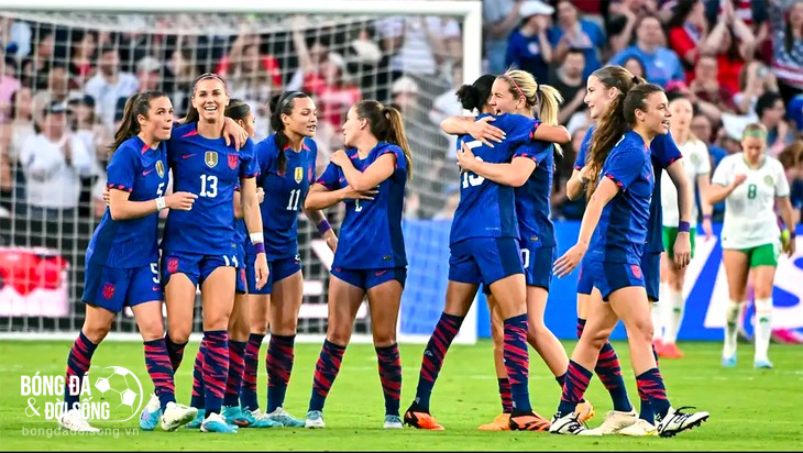 Tuyển nữ Mỹ không còn mạnh như trước nhưng vẫn là ứng viên sáng giá cho chức vô địch World Cup 2023 - Ảnh: GETTY