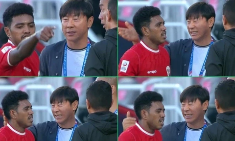 Sau chiến thắng lịch sử của U23 Indonesia: Bùa lợi may mắn của HLV Shin Tae Yong và khoảnh khắc "đánh học trò" viral