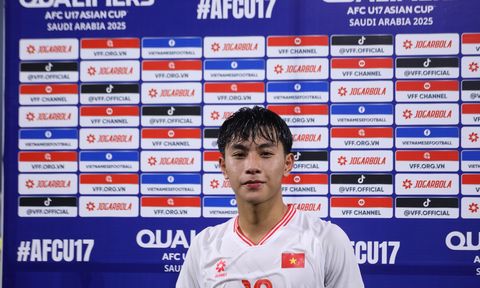 Sao trẻ Trần Gia Bảo: ''Toàn đội sẽ chơi hết mình để giành vé vào VCK U17 Châu Á''