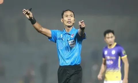 Không rút thẻ đỏ Giáp Tuấn Dương, trọng tài FIFA ngồi ngoài ở vòng 4 V-League