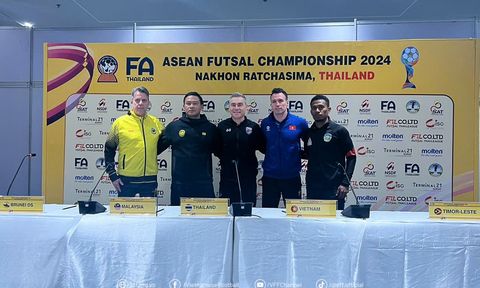 HLV Diego Giustozzi tuyên bố đầy tự tin trước thềm giải vô địch futsal Đông Nam Á 2024