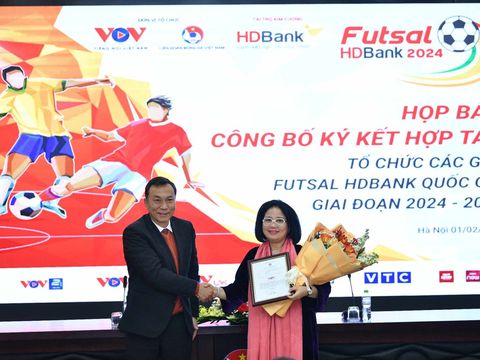 Futsal HDBank Quốc gia sẽ thi đấu theo thể thức sân khách, sân nhà