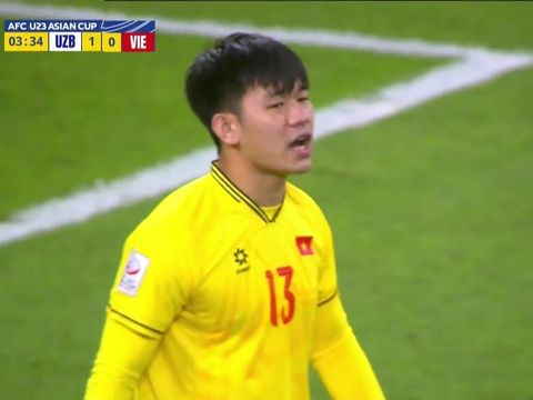 Thủ môn U23 Việt Nam mới thi đấu 3 phút đã lập kỷ lục buồn