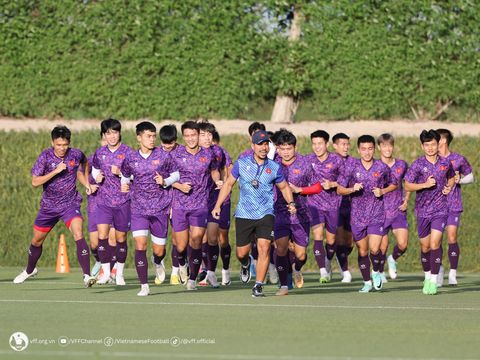 U23 Việt Nam tập đá 11m, trước trận đấu với U23 Iraq