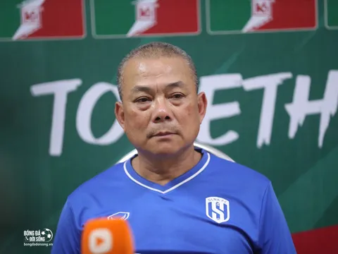 HLV Phạm Anh Tuấn: ‘’Nếu phải đá trận play-off với đội bóng hạng Nhất, cơ hội sẽ là 50-50"