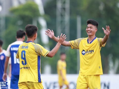 U21 Sông Lam Nghệ An ''hủy diệt'' Sông Trà Quảng Ngãi tại vòng loại U21 Quốc gia