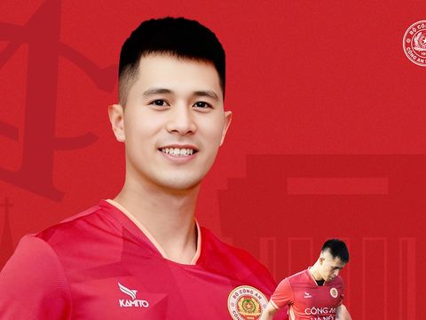 Trung vệ Trần Đình Trọng gia nhập CLB Công an Hà Nội