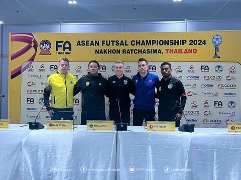 HLV Diego Giustozzi tuyên bố đầy tự tin trước thềm giải vô địch futsal Đông Nam Á 2024