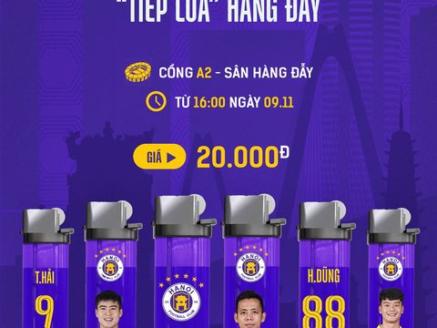 Hà Nội FC "tiếp lửa" cho các cầu thủ theo cách độc lạ