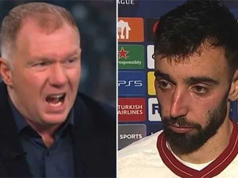 Scholes yêu cầu Bruno Fernandes 'chịu trách nhiệm' về trận hòa của MU